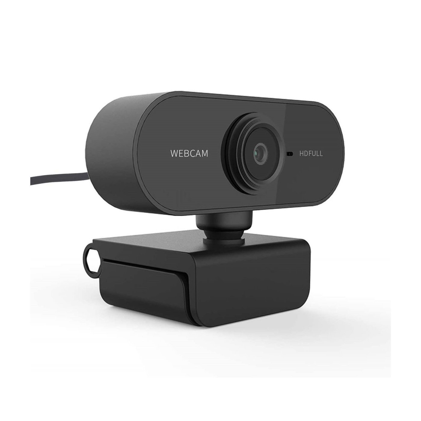 Webcam HD Full 1080p USB Câmera Computador Microfone Ajuste Foco Ângulo 360° - 1