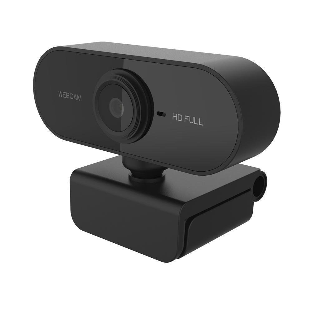 Webcam HD Full 1080p USB Câmera Computador Microfone Ajuste Foco Ângulo 360° - 4