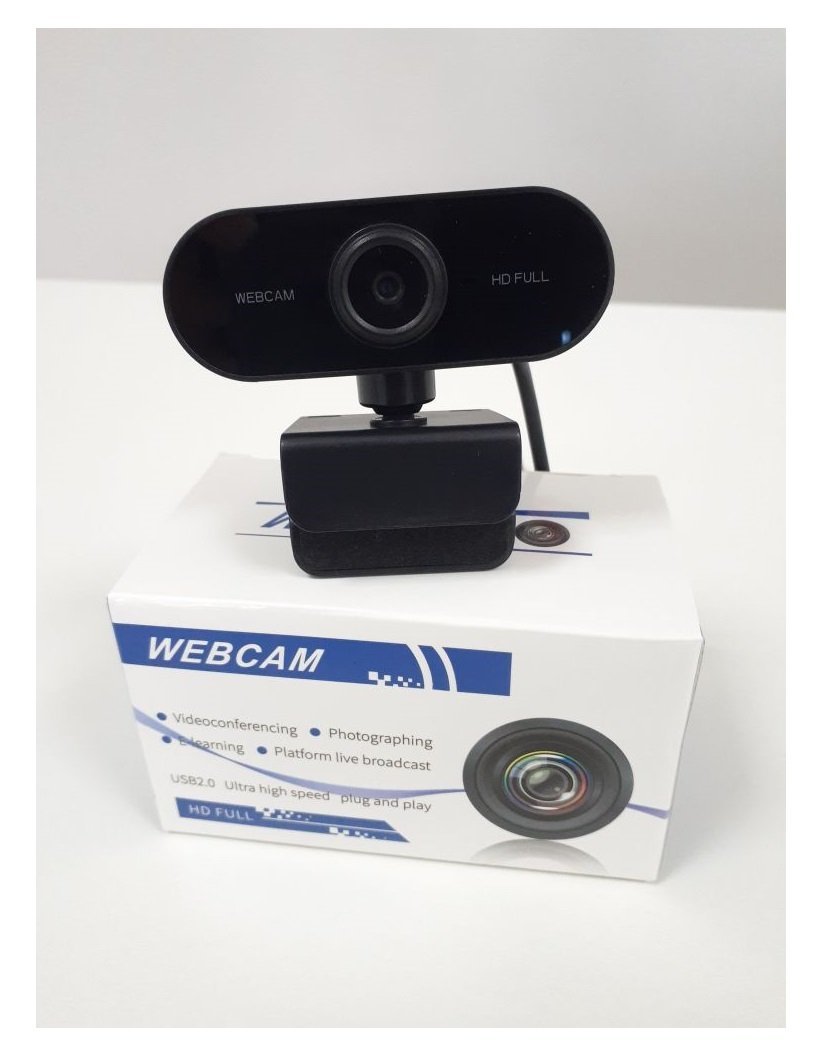 Webcam HD Full 1080p USB Câmera Computador Microfone Ajuste Foco Ângulo 360° - 6