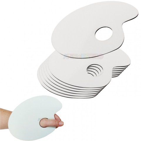 Paleta de Pintura Magitel 20x30 Branca Pequena – Pacote com 3 Unidades