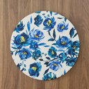 Ver imagem 1 de Kit Capa de Sousplat Floral Azul 06 Peças