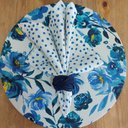 Ver imagem 3 de Kit Capa de Sousplat Floral Azul 06 Peças