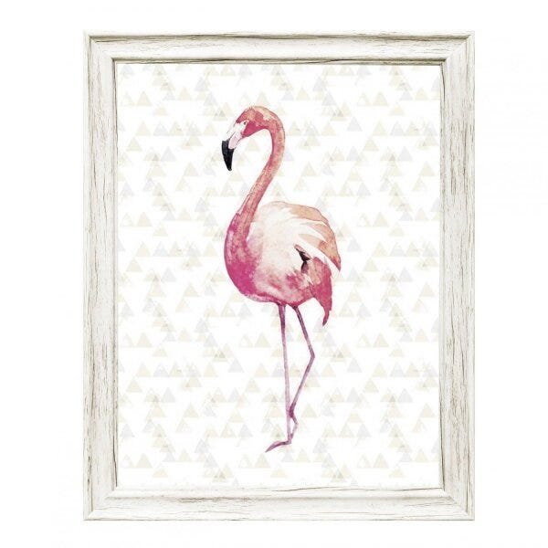 Quadro Decorativo Flamingo Canvas 50cmx40cm Mart Collection - 1
