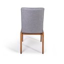 Ver imagem 5 de Conjunto 4 Cadeiras de Jantar Estofadas Sara Cinza Escuro