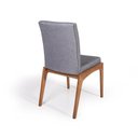 Ver imagem 4 de Conjunto 4 Cadeiras de Jantar Estofadas Sara Cinza Escuro