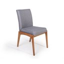 Ver imagem 2 de Conjunto 4 Cadeiras de Jantar Estofadas Sara Cinza Escuro