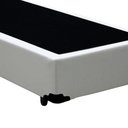 Ver imagem 3 de Base Box Blindado Solteirão AColchoes Sintético Branco 40x96x203