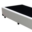 Ver imagem 2 de Base Box Blindado Solteirão AColchoes Sintético Branco 40x96x203