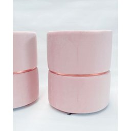 KIT 02 PUFFS ROSA CINTA ROSE GOLD - 3