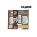 Ver imagem 1 de Conjunto para Sushi com 2 Pares de Hashi Palito + Enrolador e Acessorios 9 Pecas