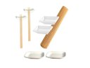 Ver imagem 3 de Conjunto para Sushi com 2 Pares de Hashi Palito + Enrolador e Acessorios 9 Pecas