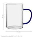 Ver imagem 6 de Caneca de Borossilicato 450ml Transparente 12x8x8cm Café Chá Leite Chocolate