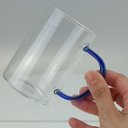 Ver imagem 4 de Caneca de Borossilicato 450ml Transparente 12x8x8cm Café Chá Leite Chocolate
