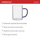 Ver imagem 7 de Caneca de Borossilicato 450ml Transparente 12x8x8cm Café Chá Leite Chocolate