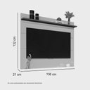Ver imagem 3 de Painel para Tvs Vivare New 1,36 Off White e Nature Giga