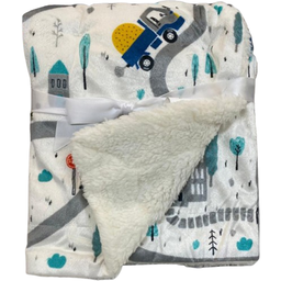 Manta Bebê Dupla Face Oportunity Sherpa e Flannel Fleece 100x75 - 2