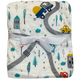 Manta Bebê Dupla Face Oportunity Sherpa e Flannel Fleece 100x75 - 1