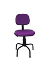 Ver imagem 1 de Cadeira para Costureira Bolt - Couro Sintetico Corano - Roxo