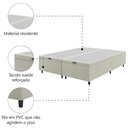 Ver imagem 3 de Cama Box com Baú King 1,93m Prince Suede Bege Bege