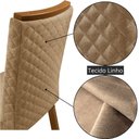 Ver imagem 5 de Mesa de Jantar Olimpia 120cm Tampo MDF Canto Copo Laminado com 4 Cadeiras Lira