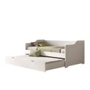 Ver imagem 7 de Bicama Duo Sofá Madeira Cama Auxiliar Solteiro:Branco