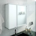 Ver imagem 3 de Espelheira para Banheiro 2 Portas 54CMX45CM