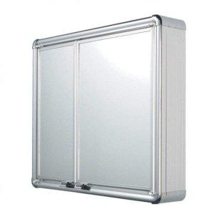 Espelheira para Banheiro 2 Portas 54cmx45cm 