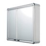 Espelheira para Banheiro 2 Portas 54cmx45cm  - 1