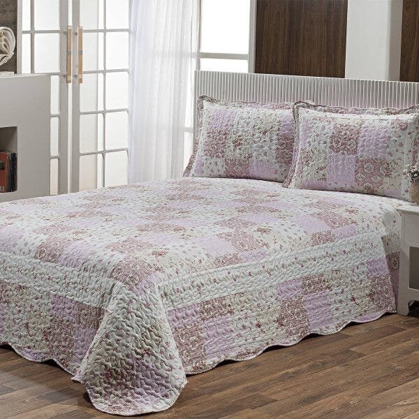 COLCHA PATCHWORK HOME NIAZITEX CASAL