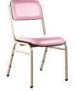 Ver imagem 1 de Cadeira Empilhável para Auditórios Linha Hotel Smart Rosa