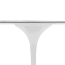 Ver imagem 2 de Mesa de Jantar Saarinen Oval 137x90 Cm Mármore Branco Extra Base Branca Linn Design Mesa de Jantar S