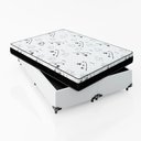 Ver imagem 4 de Cama Box Queen Bipartido + Colchão corino Branco