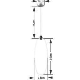 Pendente Moderno Sala Quarto Cozinha Montreal 30 Transp Bc - 2