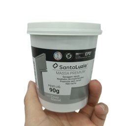 Massa Flex para Acabamento Cinza Glacial 90g Santa Luzia - 2
