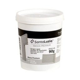 Massa Flex para Acabamento Cinza Glacial 90g Santa Luzia - 1