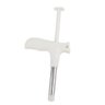 Abridor Fura Coco de Metal Plastico Branco 13x10cm - 2
