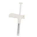 Ver imagem 2 de Abridor Fura Coco de Metal Plastico Branco 13x10cm