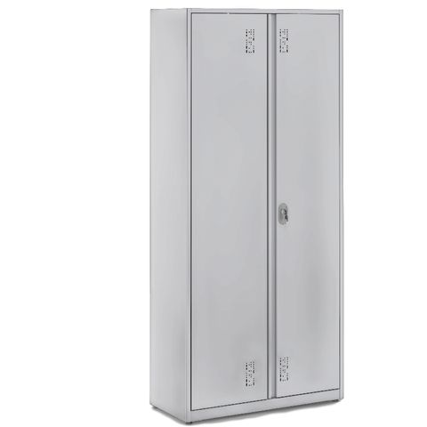 Armário Aço 2 Portas Multiuso 4 Prateleiras Vestiário