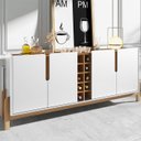 Ver imagem 2 de Buffet Aparador 190cm Com Adega 050520 Branco Cedro DCASA