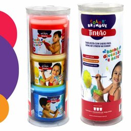 Tintão - Color Brinque - Tinta de sabão para pintar no banho - 1 Tintão - Color Brinque - Tinta de sabão para pintar no banho - 1
