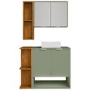 Ver imagem 4 de Gabinete para Banheiro com Cuba e Espelho Siesta B02 Pistache Naturalle - Lyam Decor