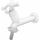 Ver imagem 1 de Torneira Tanque 10cm com Bico Cross Branco Tigre 1/2 e 3/4