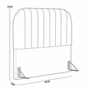 Ver imagem 5 de Cabeceira Cama Box King Estofada Orgânica 195cm Alice W01 Linho Bege Escuro - Lyam Decor