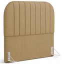Ver imagem 1 de Cabeceira Cama Box King Estofada Orgânica 195cm Alice W01 Linho Bege Escuro - Lyam Decor