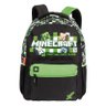 Mochila Escolar Infantil Minecraft Plus 066289 Preto - Sestini - 1