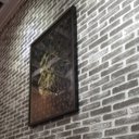 Ver imagem 3 de Vinil Adesivo Tijolinho Realista 3d Cinza Escuro Autocolante Lavável para Revestimento de Parede