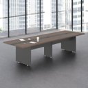 Ver imagem 1 de Mesa para Sala de Reunião 3,60 M Berlim Freijó Preto
