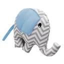 Ver imagem 1 de Almofada Decorativa Elefante Chevron Cores:chevron Azul