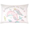 Coordenado Cama Sereia Menina Infantil Edredom Jogo de Cama Completo 4 Peças Juvenil Rosa - 4