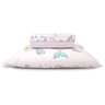 Coordenado Cama Sereia Menina Infantil Edredom Jogo de Cama Completo 4 Peças Juvenil Rosa - 5